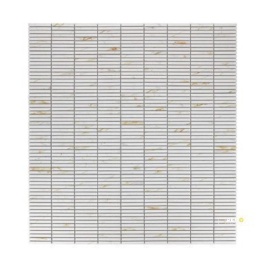 HULU CALACATTA BAND MATTE MOSAIC 11.25" X 12" - 3
