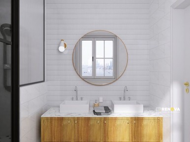 HULU SNOW BAND MATTE MOSAIC 11.25" X 12" - 2