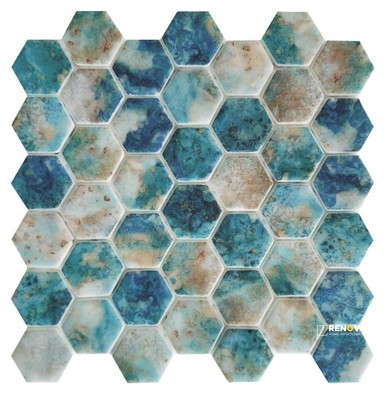 VANGUARD HEX XL GREEN MOSAIC 11.25" X 11.25"
