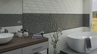 EMOTIVE NEUTRAL WALL TILE 3" X 6" - FLOTIL1556 - 2