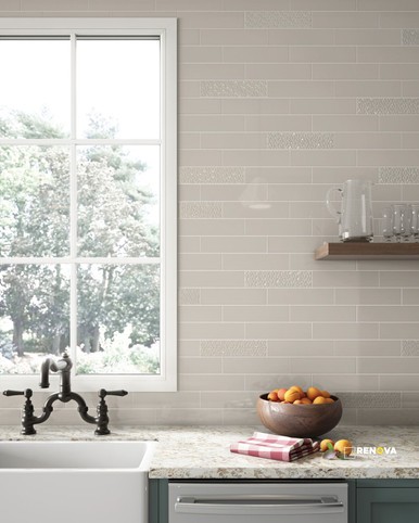 EMOTIVE NEUTRAL WALL TILE 3" X 6" - FLOTIL1556 - 5