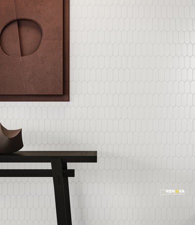SOHO SOLID GLOSSY PICKET MOSAIC 2" X 5" - 2