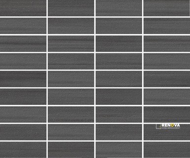GAZZINI MET ANTRACITE 1X3 STACKED MOSAIC .8611 SF PER SHT - 2