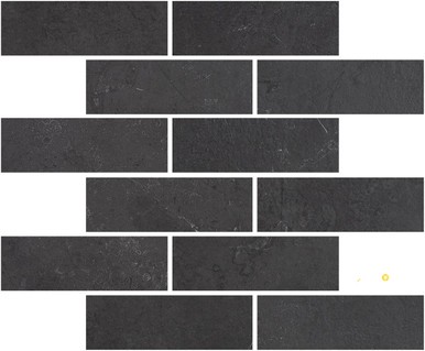 PORTOBELLO ST CROIX FLINT 2X6 STAGGERED MOSAIC MATTE .92 SF/SHT