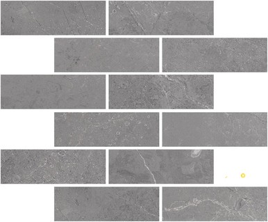PORTOBELLO ST CROIX ASH 2X6 STAGGERED MOSAIC MATTE .92 SF/SHT