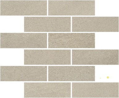PORTOBELLO ST MARTIN GREIGE 2X6 STAGGERED MOSAIC MATTE .92 SF/SHT