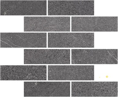 PORTOBELLO ST MARTIN ASH 2X6 STAGGERED MOSAIC MATTE .92 SF/SHT