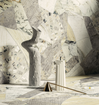 CROSSVILLE MARBLIQUE 24X48 BLENDED DECO UNPOLISHED - 4