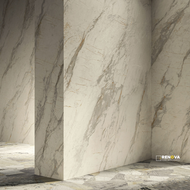 CROSSVILLE MARBLIQUE VAN GOGH WHITE 24X24 FIELD UNPOLISHED - 2