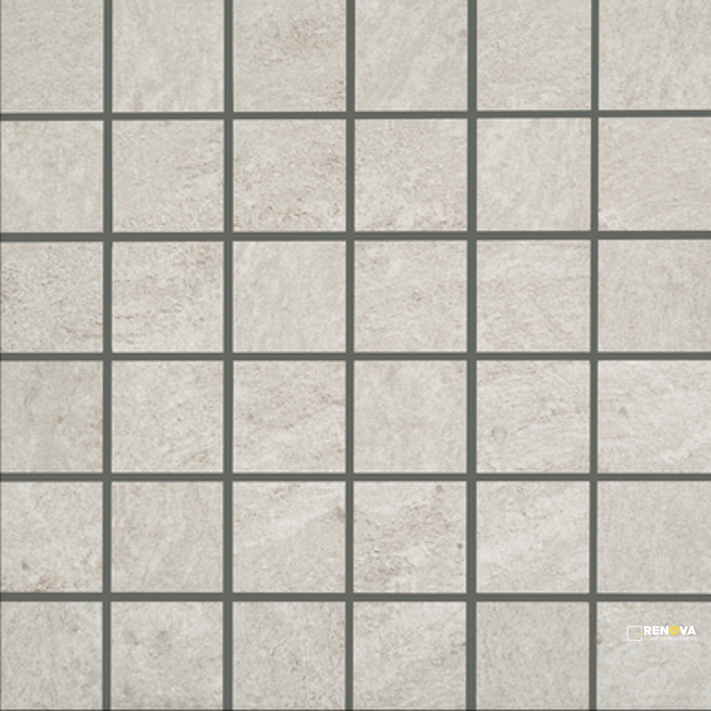 CROSSVILLE OWEN STONE BUNNY 2X2 MOSAIC LEATHERED .98 SF/SHT