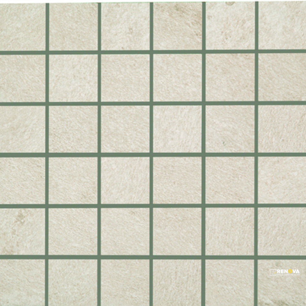CROSSVILLE OWEN STONE DOWN 2X2 MOSAIC LEATHERED .98 SF/SHT