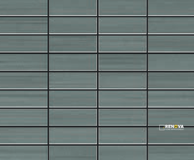 GAZZINI MET SMOKE 1X3 STACKED MOSAIC .8611 SF PER SHT