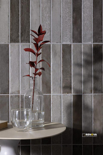 PORTOBELLO ORGANIC CLAY ASHEN 2X10 FIELD BOLD GLOSSY - 5