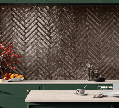 PORTOBELLO ORGANIC CLAY TAUPE 2X10 FIELD BOLD GLOSSY - 2