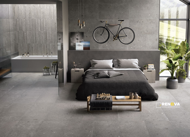 PROVENZA EGO GRIGIO SCURA 8X48 FIELD RECTIFIED NATURAL NEW 9.5MM THICKNESS - 3