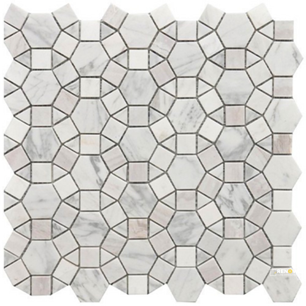 ROCKART KALEIDOSCOPE MOSAIC 12" X 12"