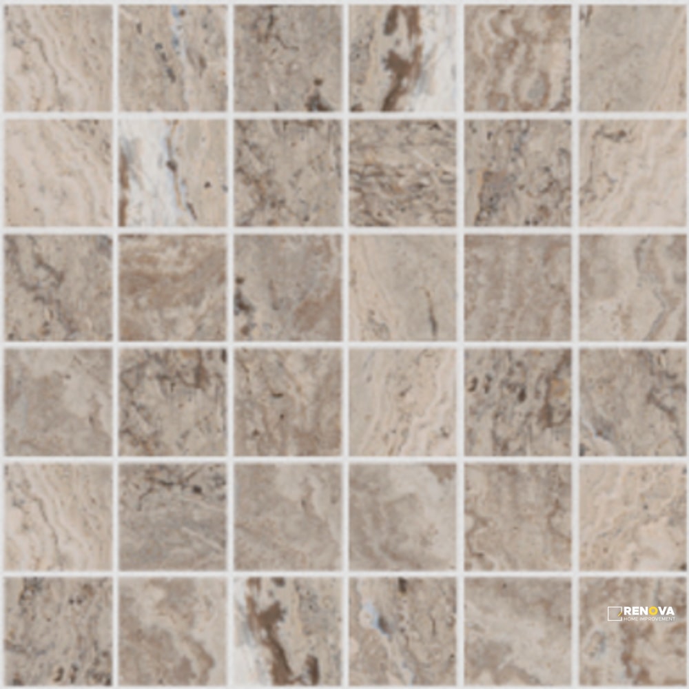 ANTIQUE ONYX HONED MOSAIC 2X2 - 12X12 - 2