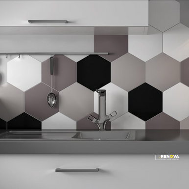 BRIO MATTE HEXAGON 8-1/2X10 - 2