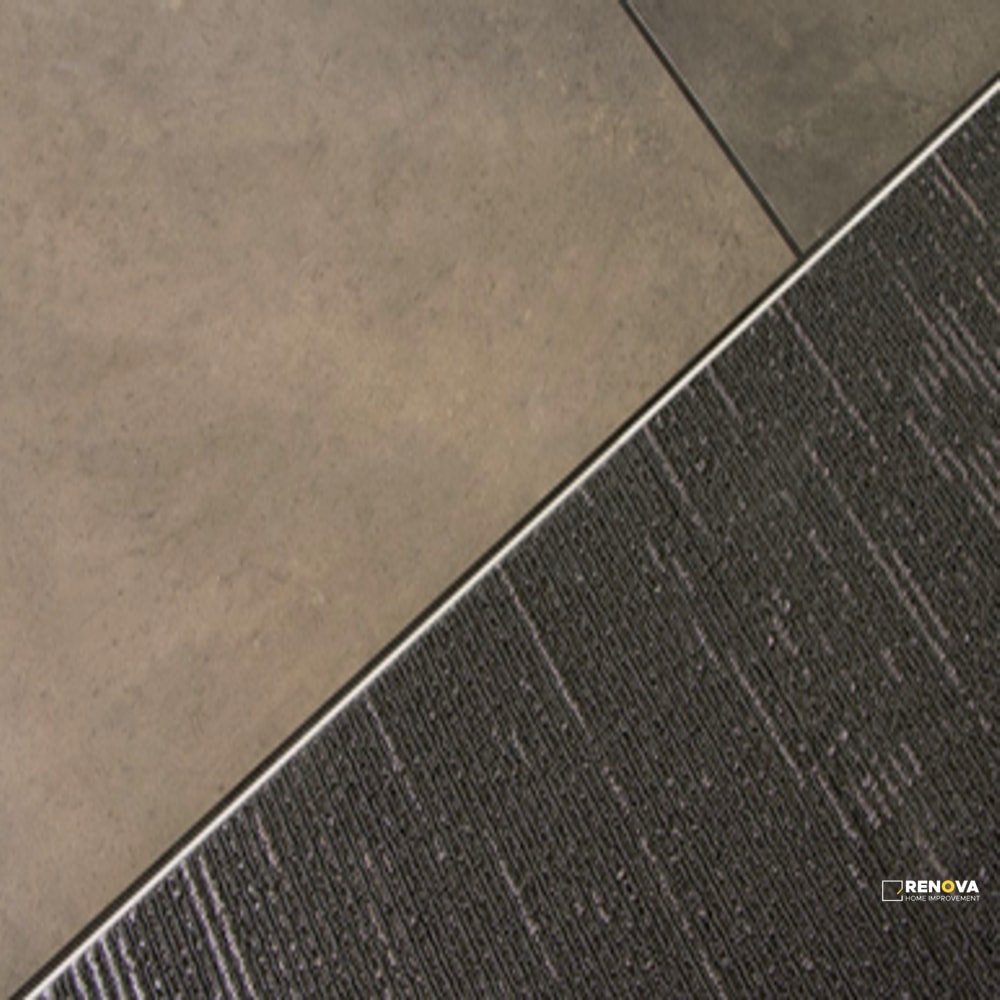 KERDI SCHLUTER TRENDLINE SCHIENE A100TSSG STONE GREY COLOR COATED 3/8" - 3