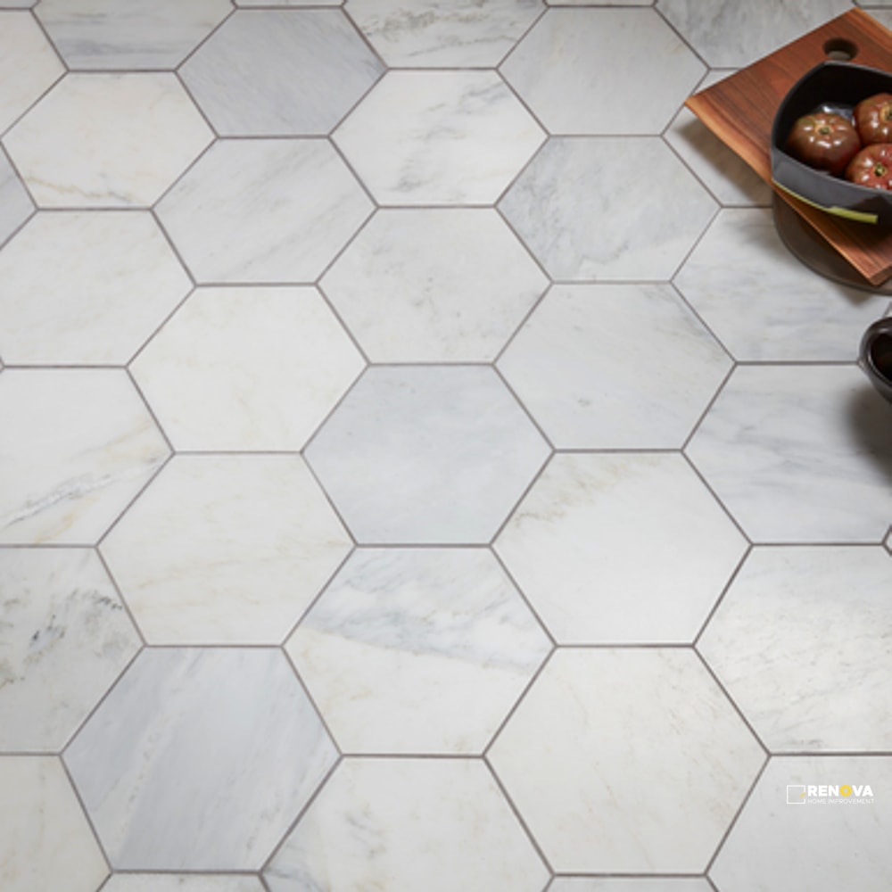 CHAPTER 15 - STATUARIO MARBLE HEXAGON FIELD 8"