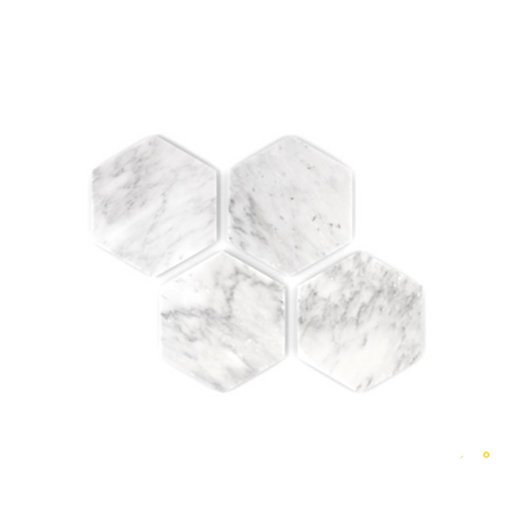 CHAPTER 15 - STATUARIO MARBLE HEXAGON FIELD 8" - 3