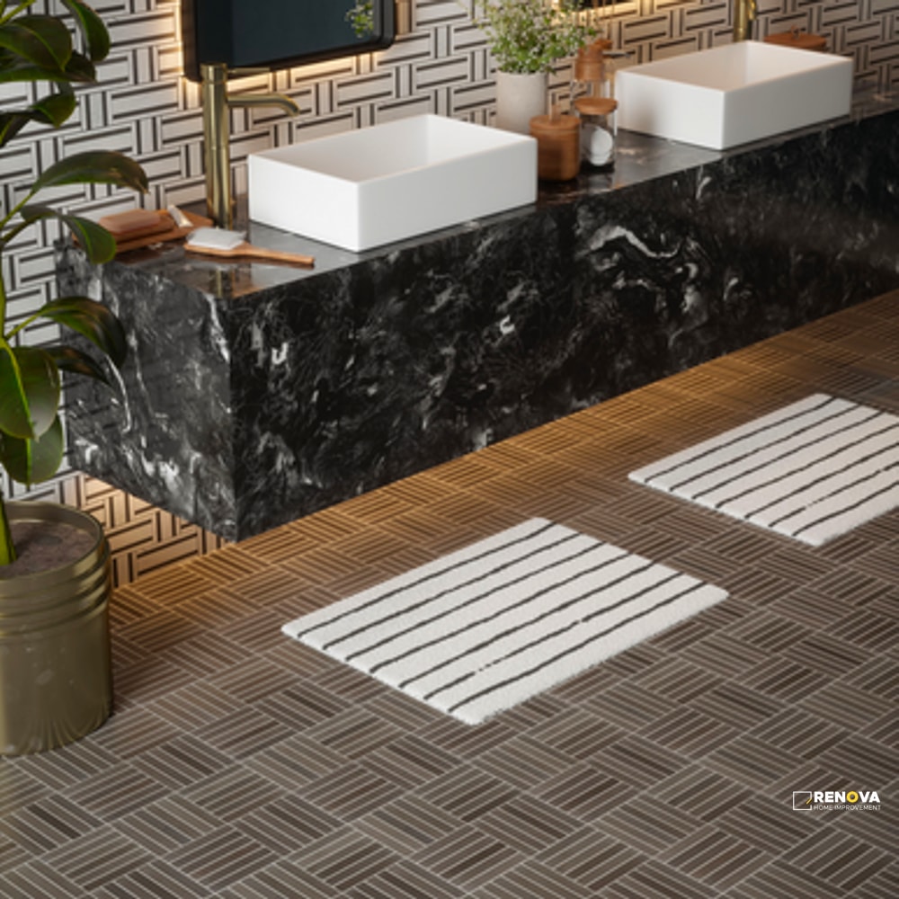 CHAPTER ES - ESSENTIALS ZEN BRIDGE HONED MOSAIC 11.875" X 11.875" - FLOJEF760 - 2