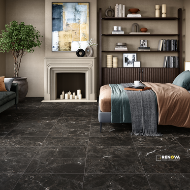 CROSSVILLE SOCIALE DIAMOND BLACK 24X48 FIELD FEATHER SOFT - 2