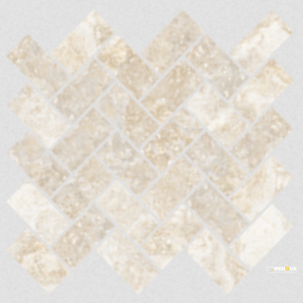 EARTH STONE MATTE HERRINGBONE MOSAIC 1.5X3 - 2