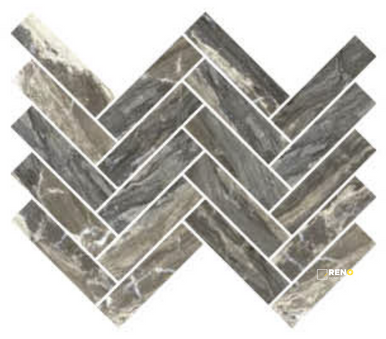 EVOLUTION POLISHED HERRINGBONE MOSAIC 1.5X6 - 12X12