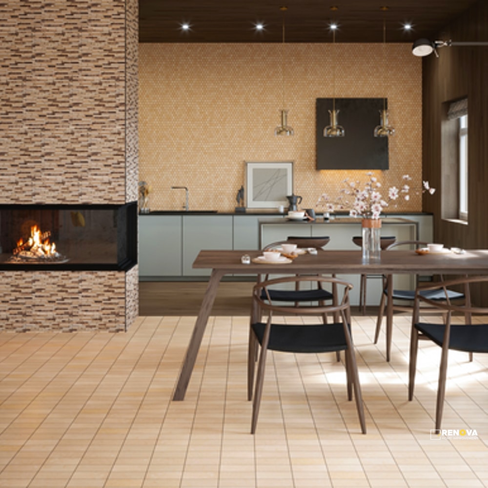 FLICKER BEIGE/CREAM MOSAIC 11.75" X 10.875" - SA82040 - SA82040 - 3