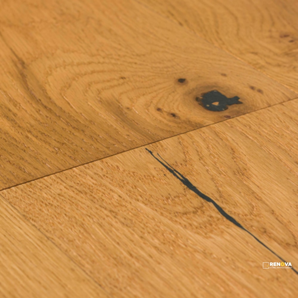 ABODE BRENHAM BISCOTTI OAK ENGINEERED 9.5MM 7.5IN 74.75IN - 2