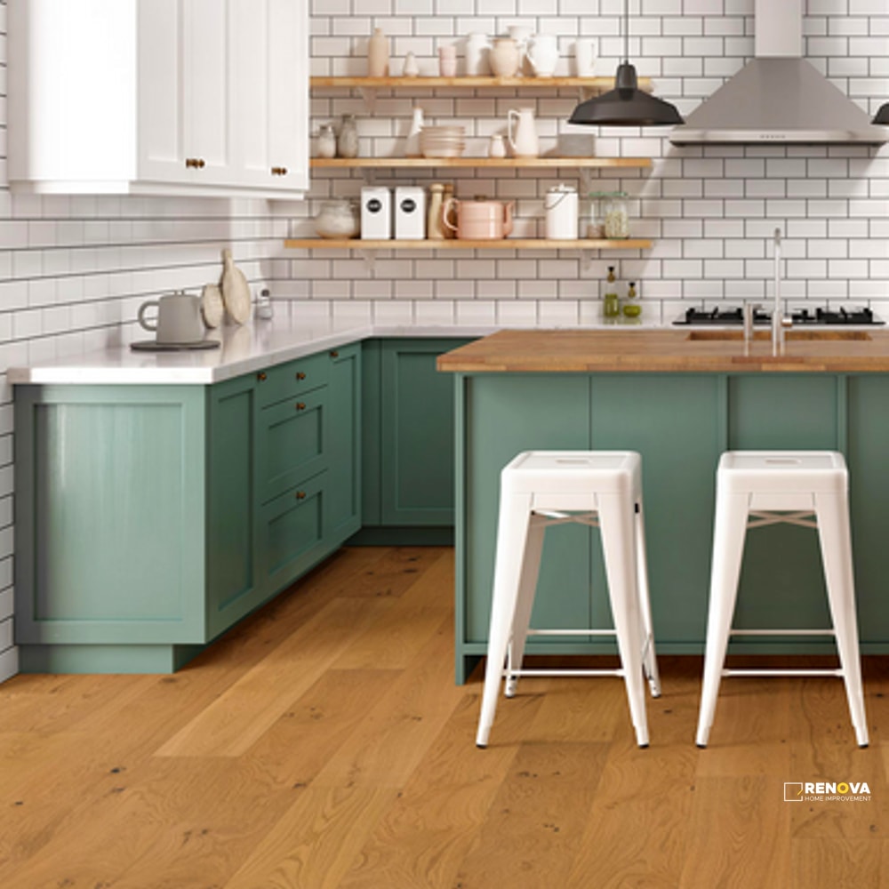 ABODE BRENHAM BISCOTTI OAK ENGINEERED 9.5MM 7.5IN 74.75IN - 3