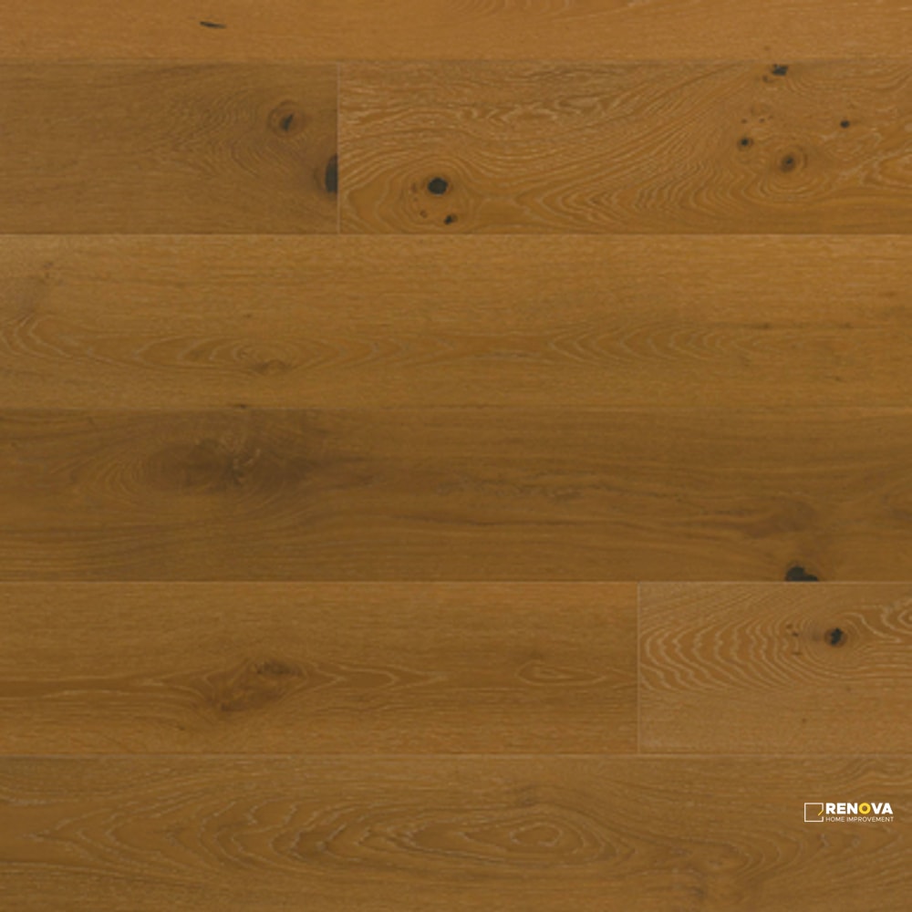 ABODE BRENHAM CINNAMON ROLL OAK ENGINEERED 9.5MM 7.5IN 74.75IN - 2