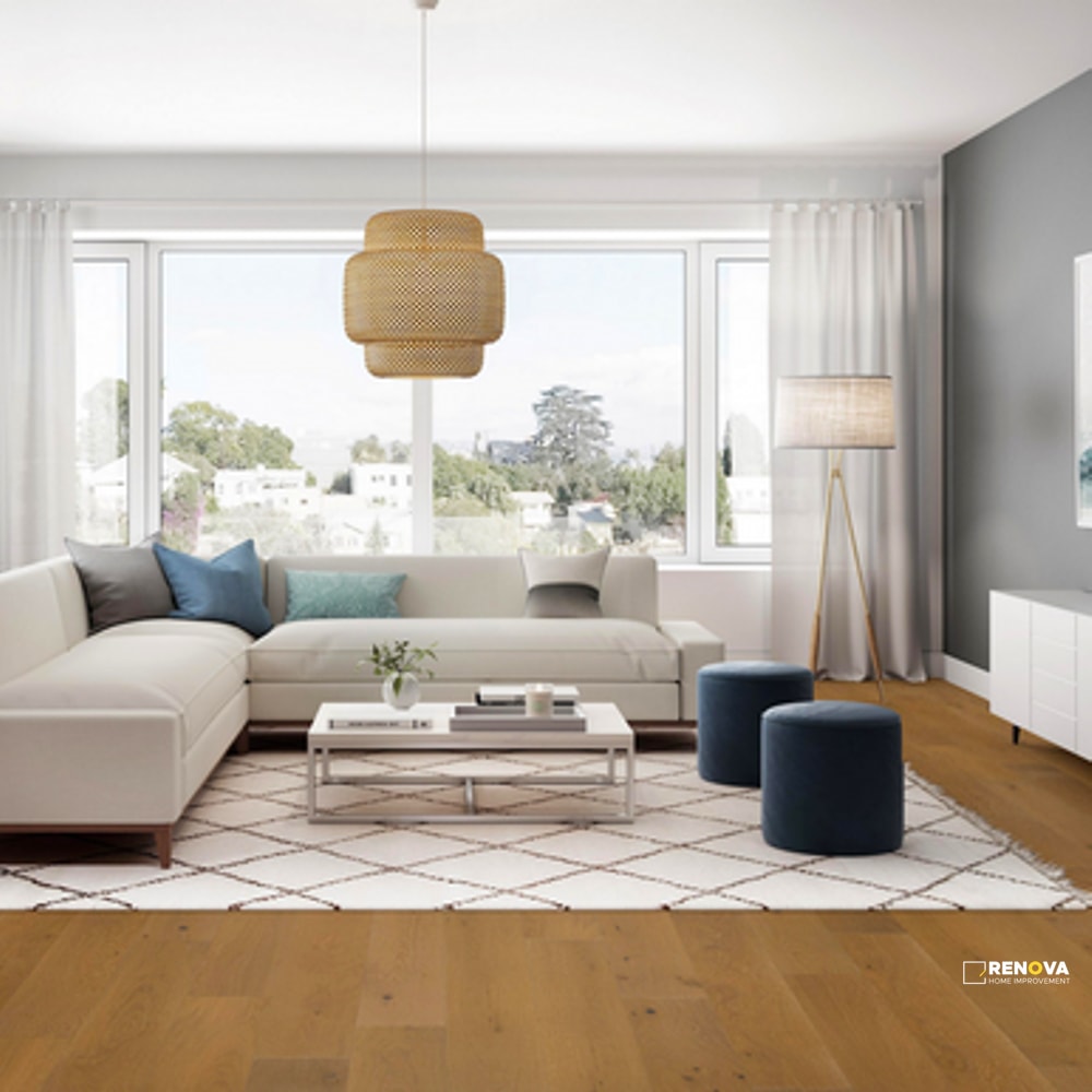 ABODE BRENHAM CINNAMON ROLL OAK ENGINEERED 9.5MM 7.5IN 74.75IN