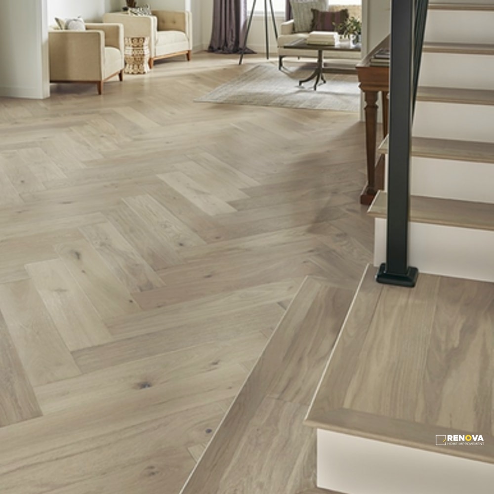 LATITUDE PARK CITY OAK HERRINGBONE 7-1/2" - ENGINEERED - MANNINGTON - 3