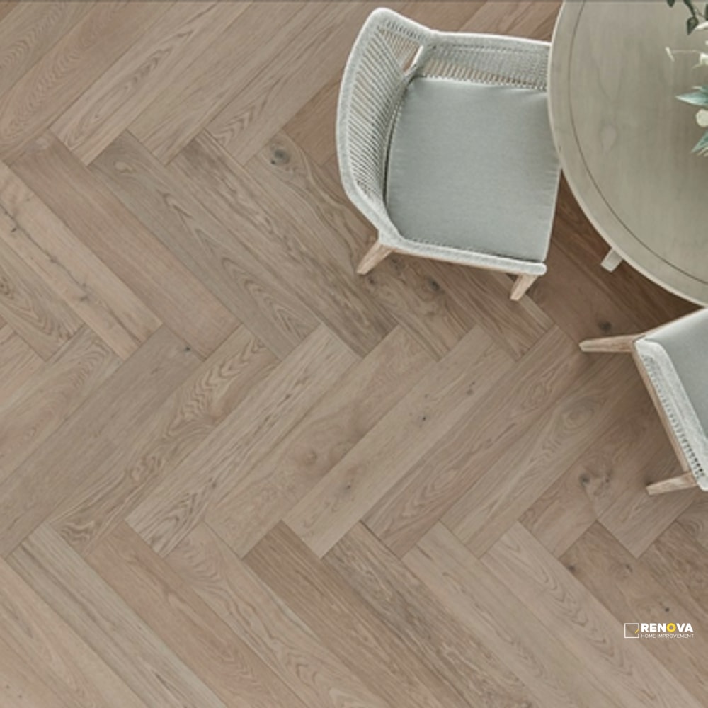 LATITUDE PARK CITY OAK HERRINGBONE 7-1/2" - ENGINEERED - MANNINGTON - 5