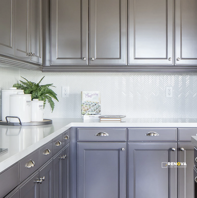 90 DEGREE GLOSS HERRINGBONE MOSAIC 1/2" X 2"