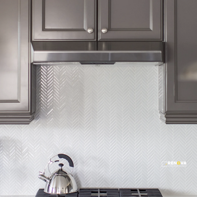 90 DEGREE GLOSS HERRINGBONE MOSAIC 1/2" X 2" - 8