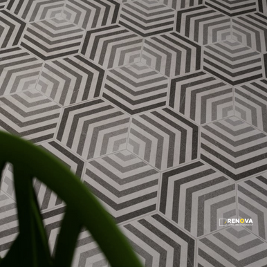 BAUHAUS MATTE HEX 9X11 - 3