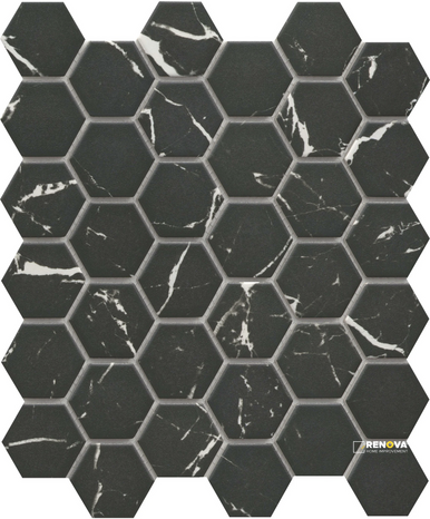 ELEGAN MATTE 2INCH HEX MOSAIC 11X13 - 2