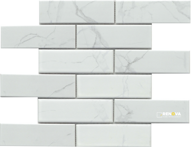 ELEGAN MATTE 2X6 OFFSET MOSAIC 11X12 - 2