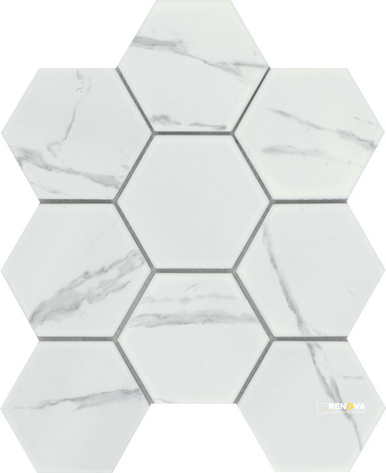 ELEGAN MATTE 4INCH HEX MOSAIC 11X11
