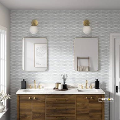 ELEGAN MATTE PENNY MOSAIC 11X12 - 3