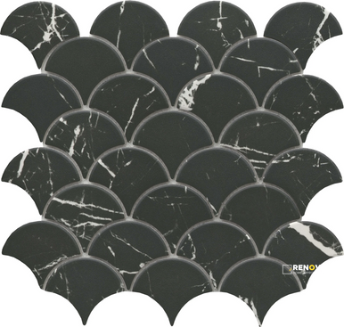 ELEGAN MATTE SHELL MOSAIC 11X12 - 3