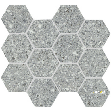 FRAGMENTO 3IN SMALL SPECKLE HEXAGON MOSAIC MATTE - 2