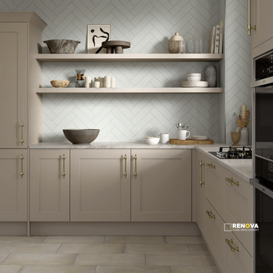 IRONWORX HERRINGBONE MOSAIC 3X12 ON 17X17 - 2