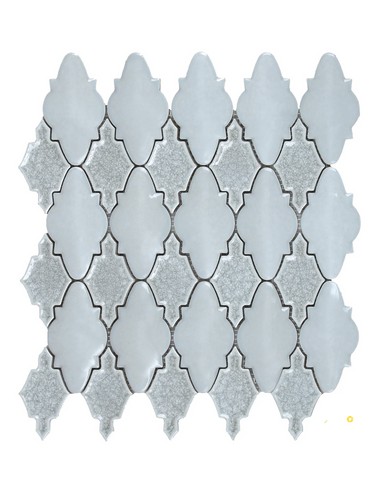 MASQUERADE GLOSSY ARABESQUE MOSAIC 12X13 6.8 MM THICKNESS - 2
