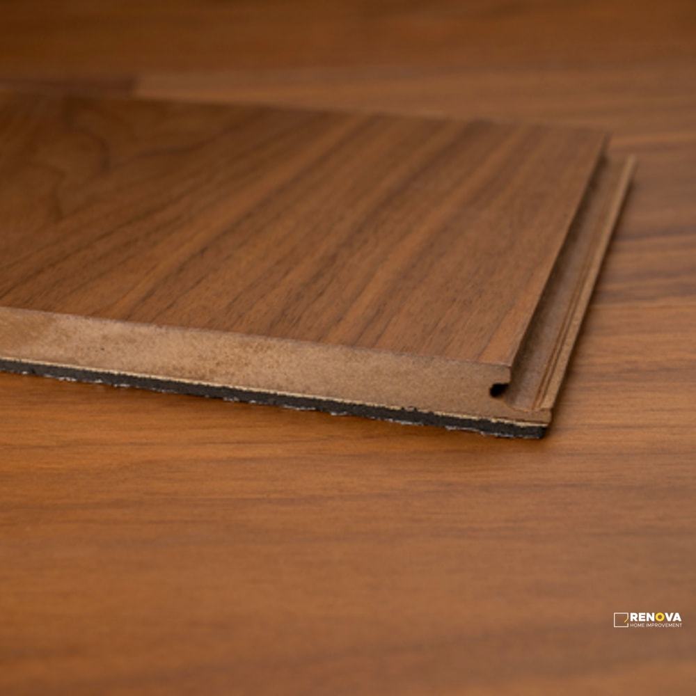 NEARWOOD BLACK WALNUT RESERVE 15MIL W/ ATTACHED PAD 9.05" X 74.8" - 3