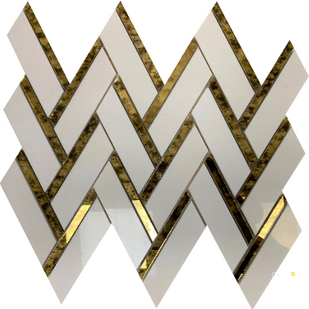 IMPULSE CHEVRON HONED MOSAIC 14X15 - 2