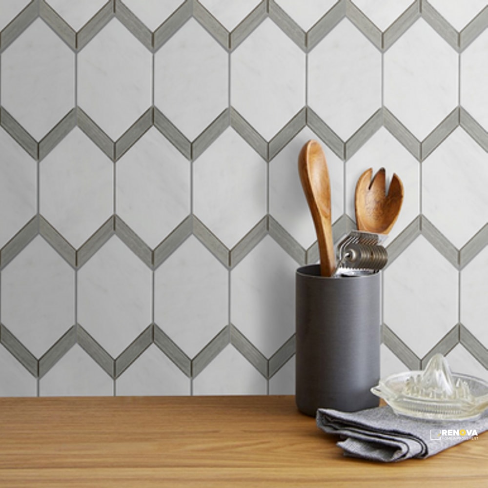 INTRIGUE PICKET POLISHED MATTE MOSAIC 11X15 - 2